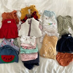 6 month baby girl fall bundle